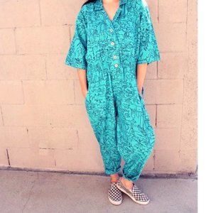 Vintage 80's Diane Von Furstenberg Jumpsuit